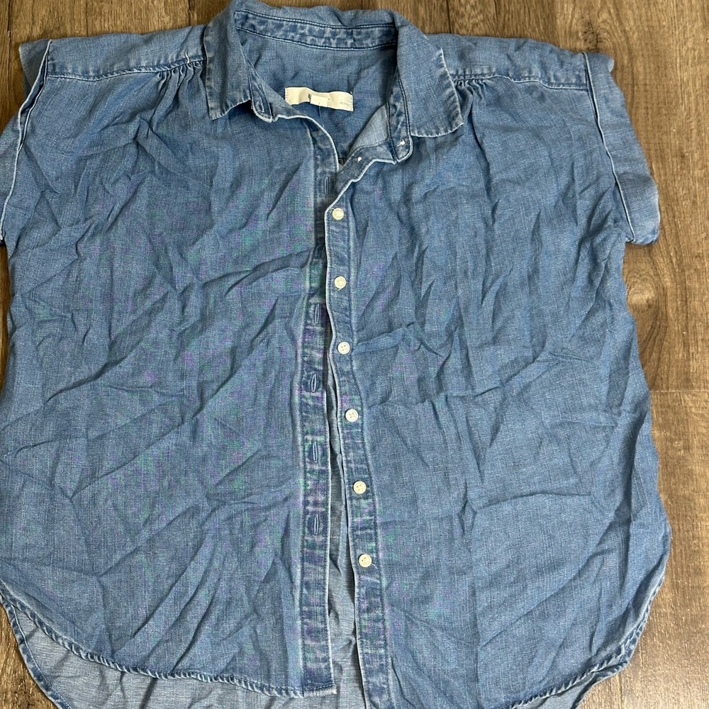 Men's Blue Denim Shirt